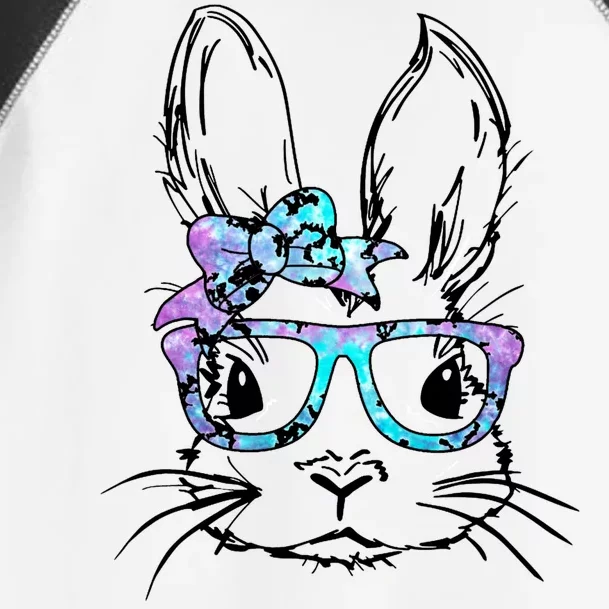 Hipster Easter Bunny Floral Toddler Fine Jersey T-Shirt