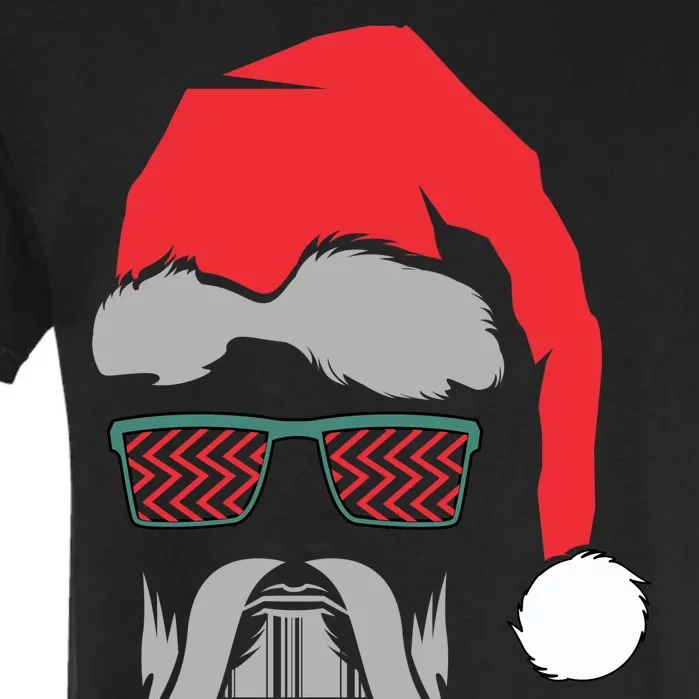 Hipster Santa Claus Garment-Dyed Heavyweight T-Shirt