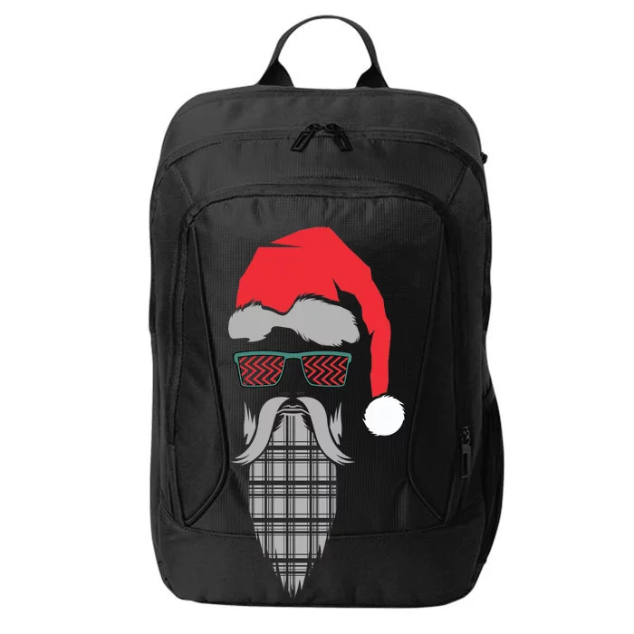 Hipster Santa Claus City Backpack