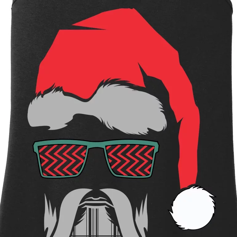 Hipster Santa Claus Ladies Essential Tank