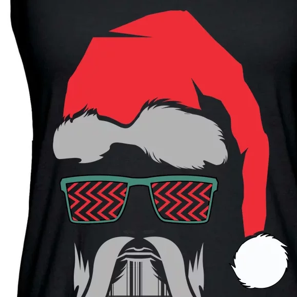 Hipster Santa Claus Ladies Essential Flowy Tank