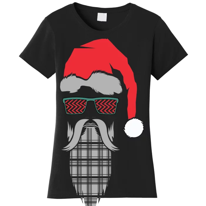 Hipster Santa Claus Women's T-Shirt