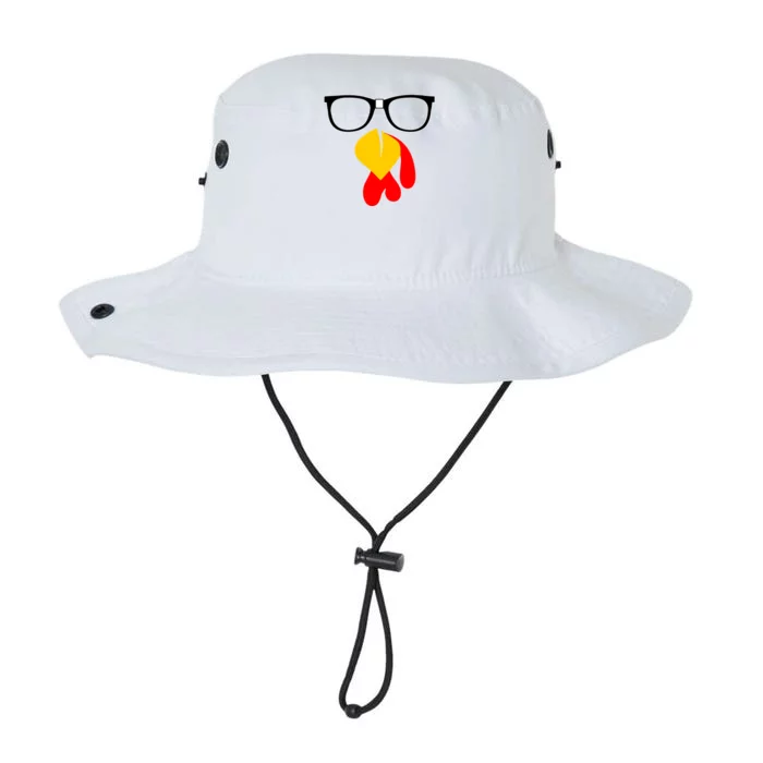 Hipster Turkey Nerd Glasses Thanksgiving Legacy Cool Fit Booney Bucket Hat