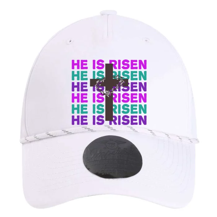 He Is Risen Retro Cross Easter Performance The Dyno Cap