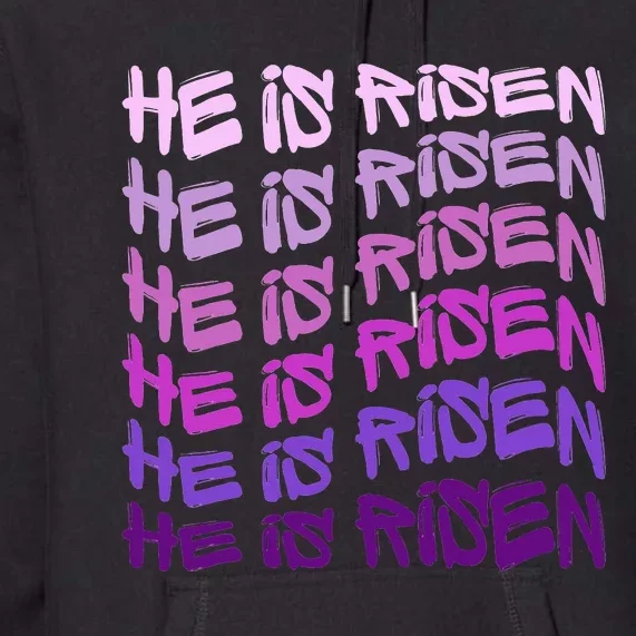 He is Risen, Easter He is Risen, He is Risen Apparel, Jesus Premium Hoodie