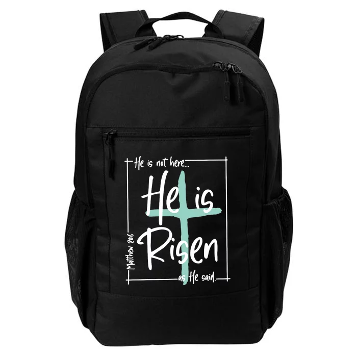 He Is Risen Easter Christian Cross Daily Commute Backpack