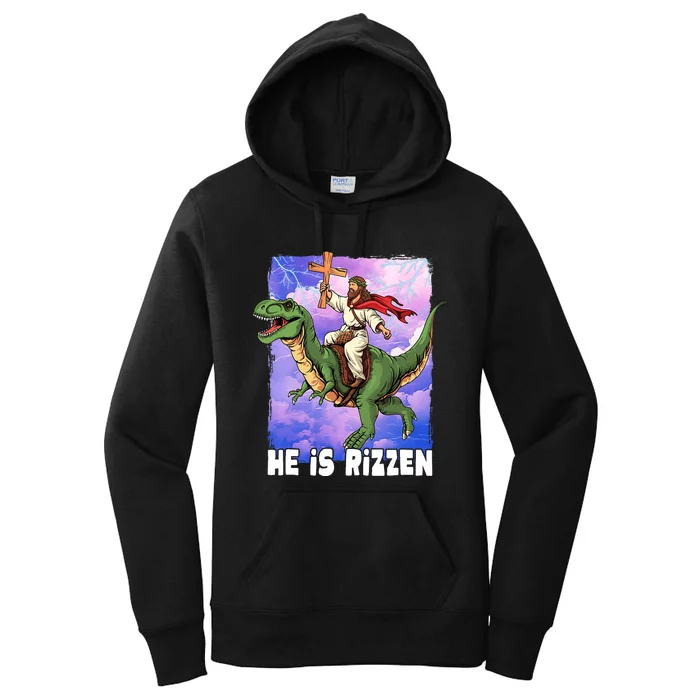 He Is Rizzen Women's Pullover Hoodie