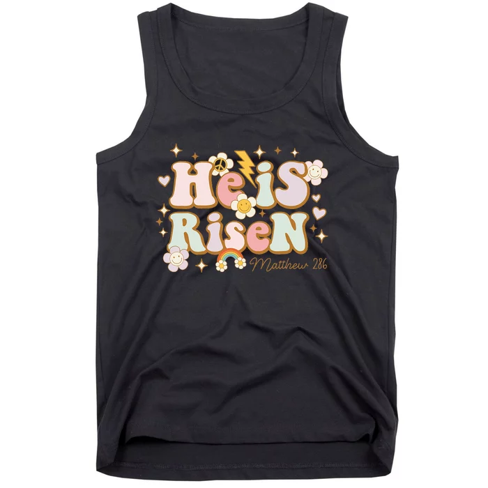 He Is Risen Indeed Happy Easter For Christian Easter Jesus Tank Top