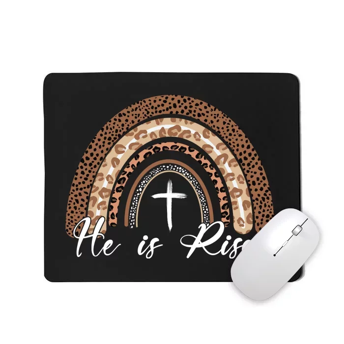 He Is Risen Jesus Christ Easter Christian Faith Mousepad