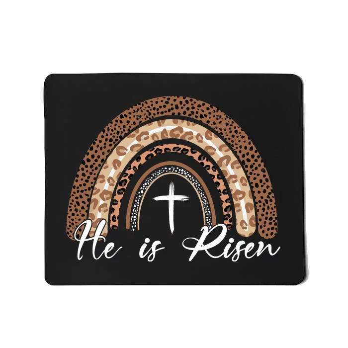 He Is Risen Jesus Christ Easter Christian Faith Mousepad