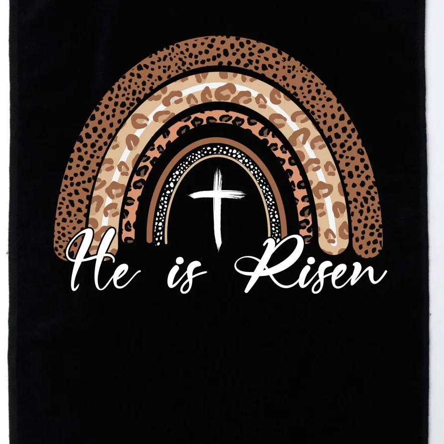 He Is Risen Jesus Christ Easter Christian Faith Platinum Collection Golf Towel