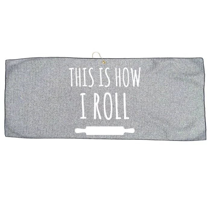 How I Roll Rolling Pin Funny Chef Gift Large Microfiber Waffle Golf Towel