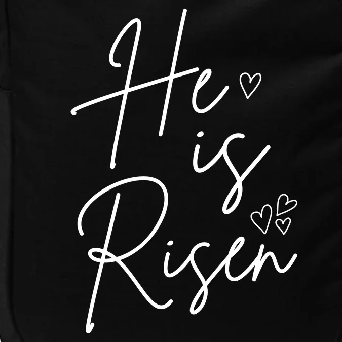 He Is Risen Jesus Easter Heart Impact Tech Backpack