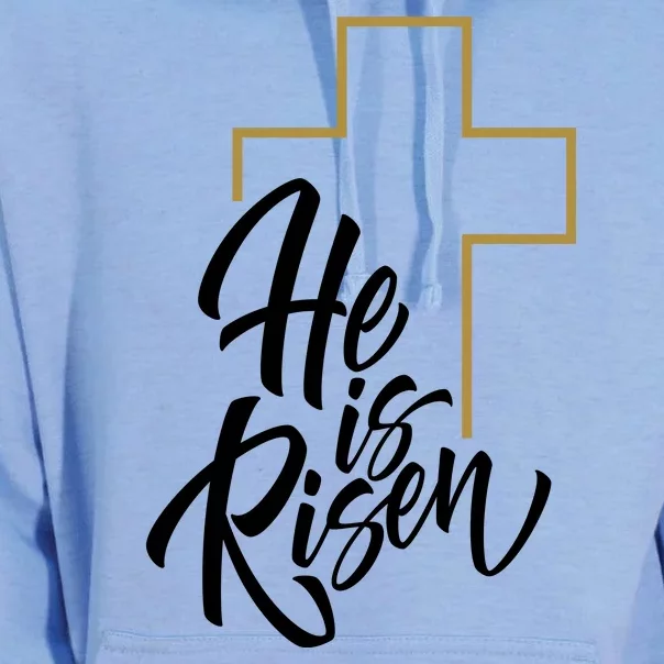 He Is Risen Easter Cross Christian Unisex Surf Hoodie