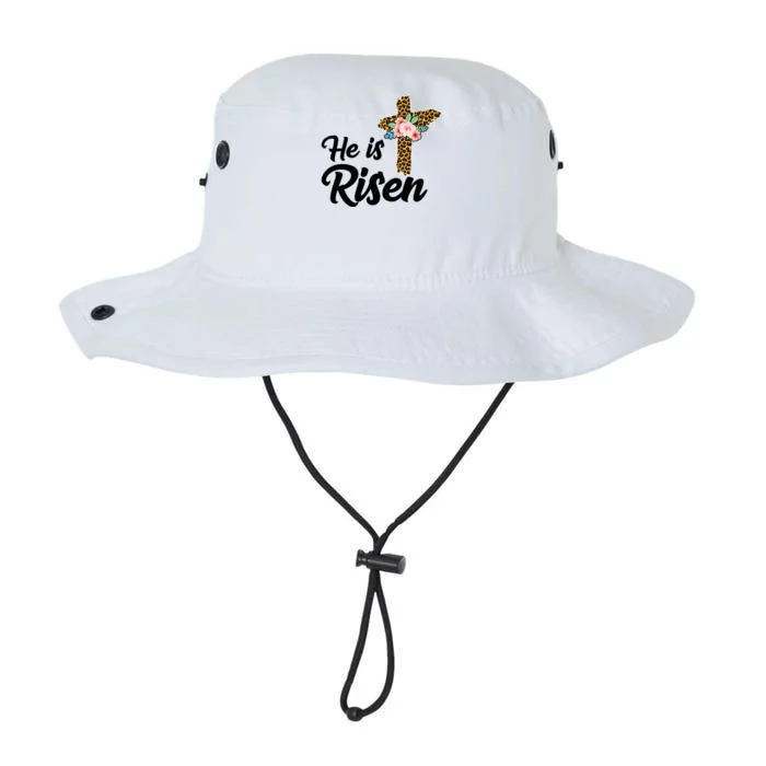 He Is Risen Jesus Christ Easter Cross Legacy Cool Fit Booney Bucket Hat