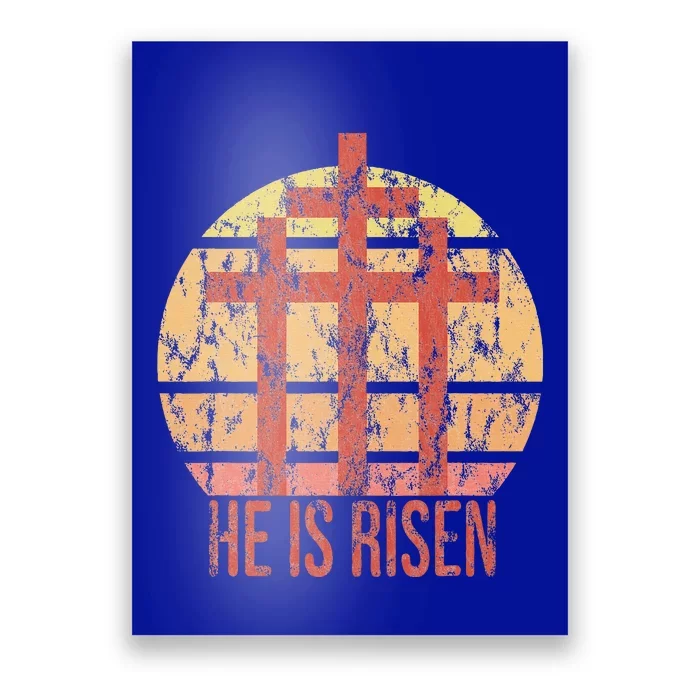 He Is Risen Religious Easter Poster