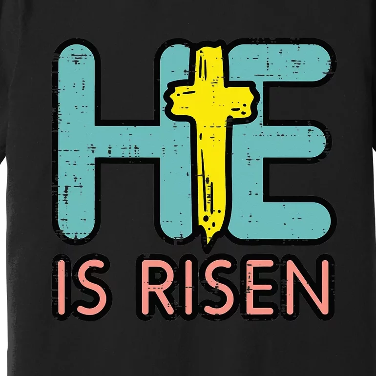 He is Risen Jesus Christ Christian Religious Easter Premium T-Shirt