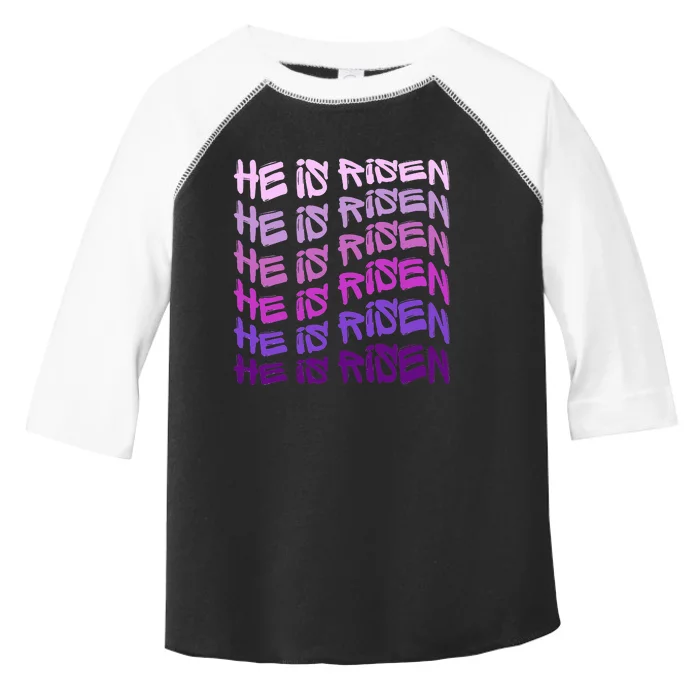 He Is Risen, Easter He Is Risen, He Is Risen Apparel, Jesus Toddler Fine Jersey T-Shirt