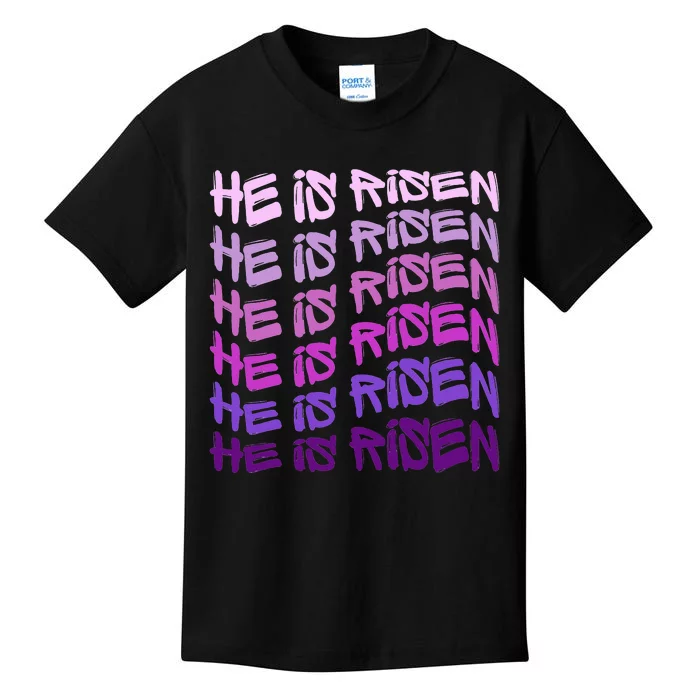 He Is Risen, Easter He Is Risen, He Is Risen Apparel, Jesus Kids T-Shirt