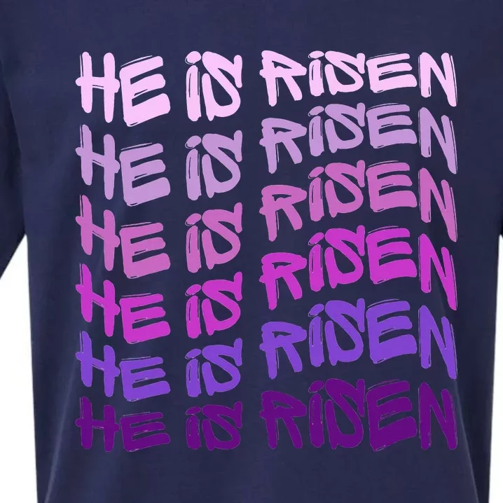 He Is Risen, Easter He Is Risen, He Is Risen Apparel, Jesus Sueded Cloud Jersey T-Shirt