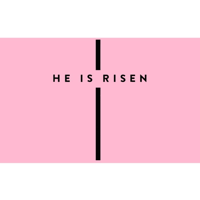 He Is Risen Cross Jesus Easter Day Christians Bumper Sticker