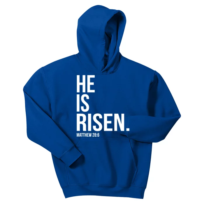 He Is Risen Cool Gift Bible Scripture Verse Christian Gift Kids Hoodie