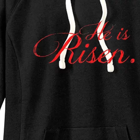 He Is RISEN!! A That Celebrates The Real Easter Women's Fleece Hoodie