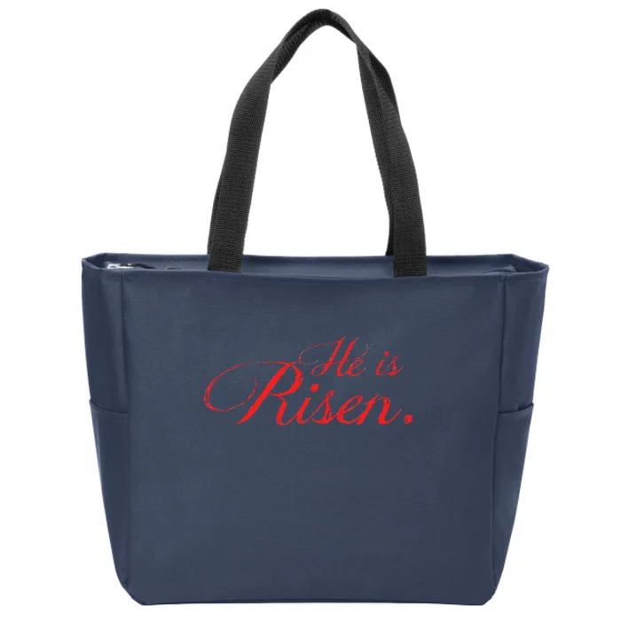 He Is RISEN!! A That Celebrates The Real Easter Zip Tote Bag