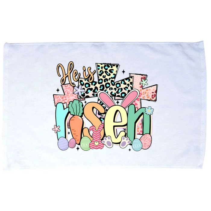 He Is Risen Retro Easter Vibes Microfiber Hand Towel