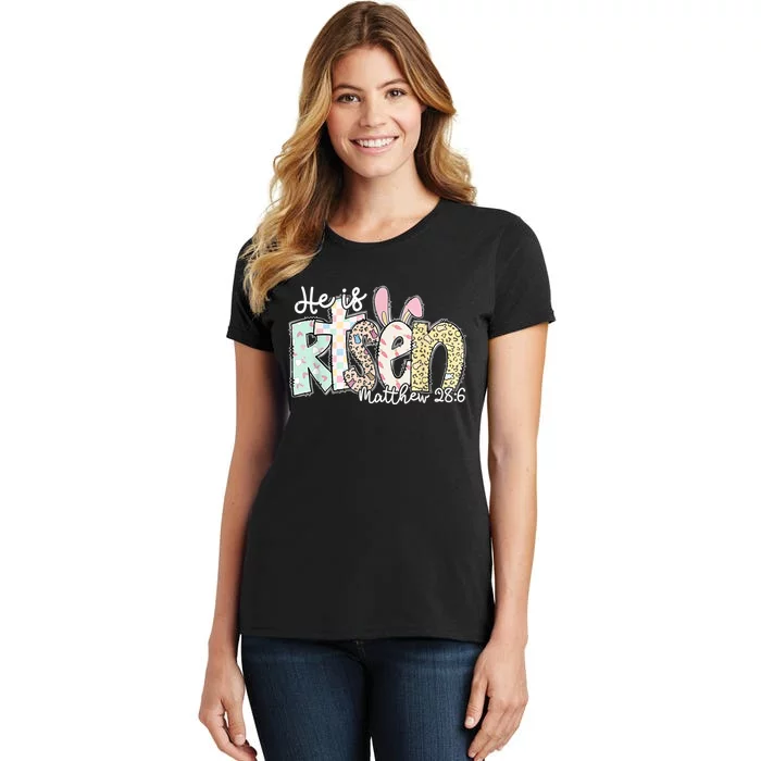 He Is Risen Easter Christian Family Women's T-Shirt