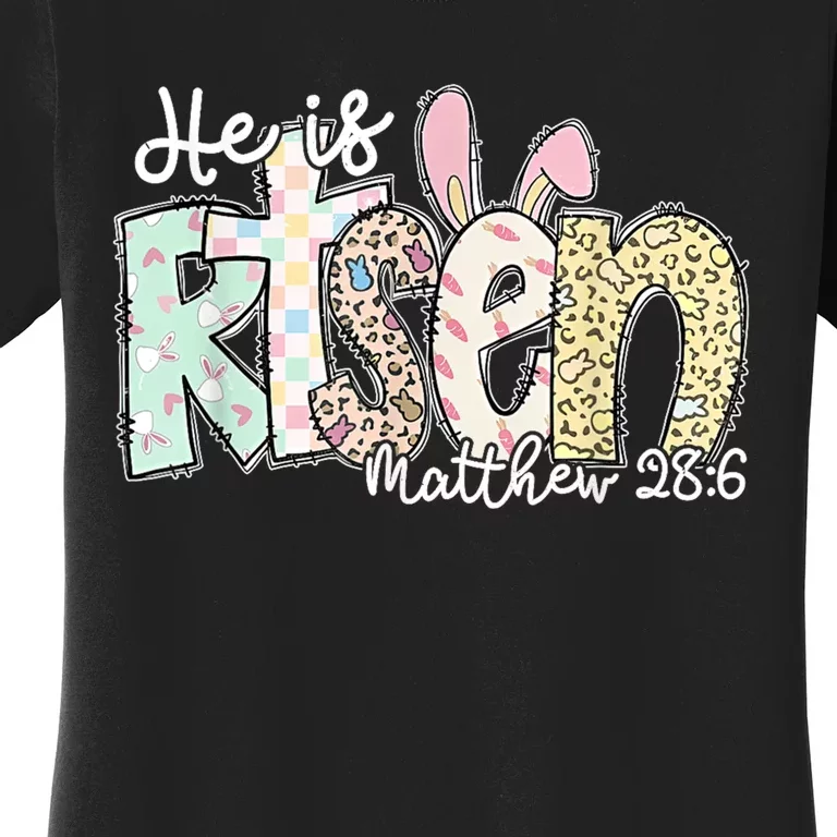 He Is Risen Easter Christian Family Women's T-Shirt