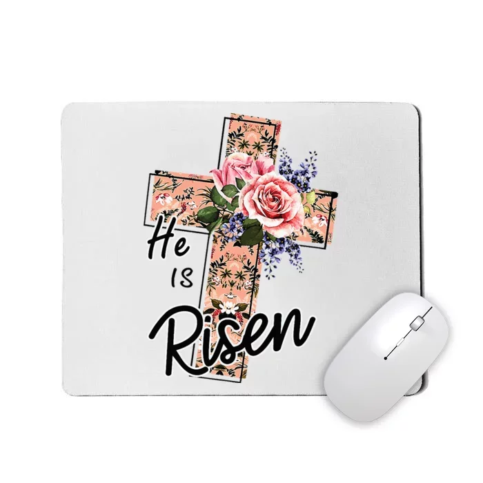 He Is Risen Happy Easter Day Gift For Christian Mousepad