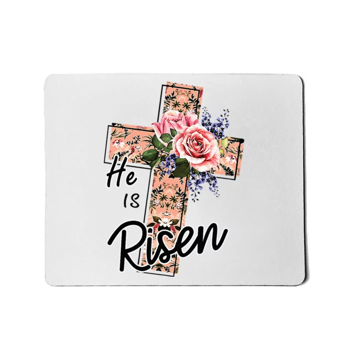 He Is Risen Happy Easter Day Gift For Christian Mousepad