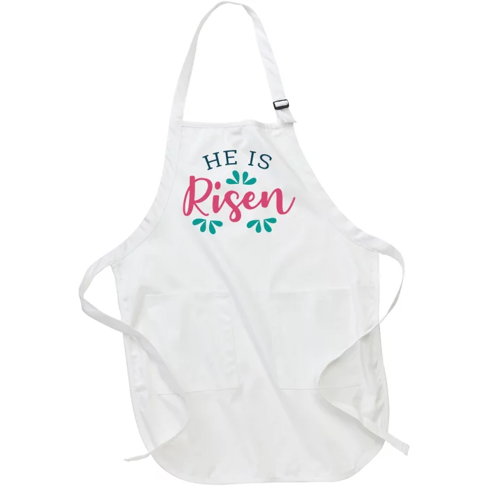 He Is Risen Easter Jesus Full-Length Apron With Pocket