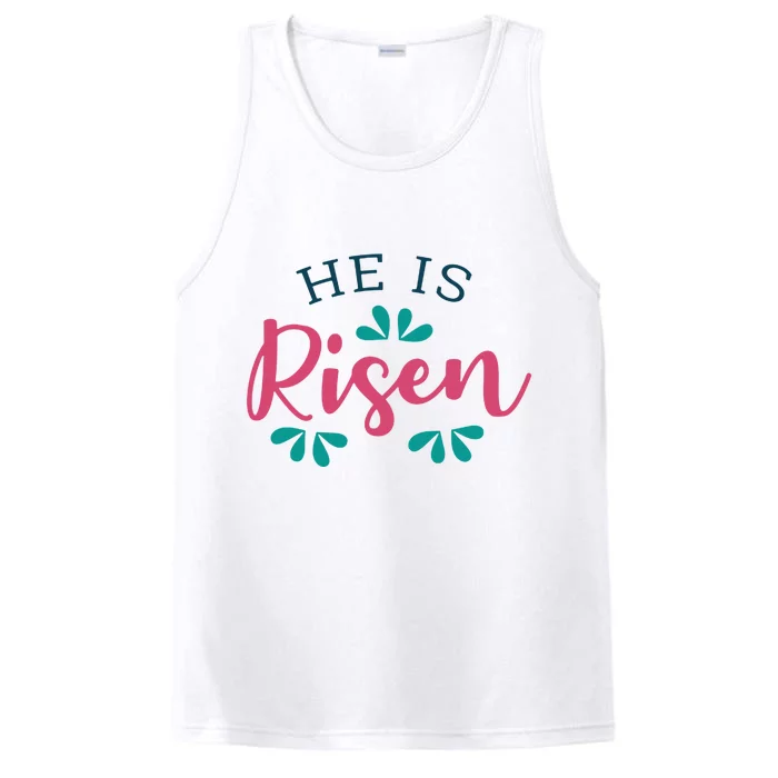 He Is Risen Easter Jesus Performance Tank