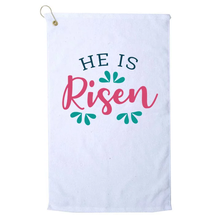 He Is Risen Easter Jesus Platinum Collection Golf Towel