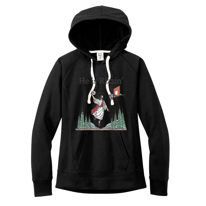 He Is Rizzin Women's Fleece Hoodie