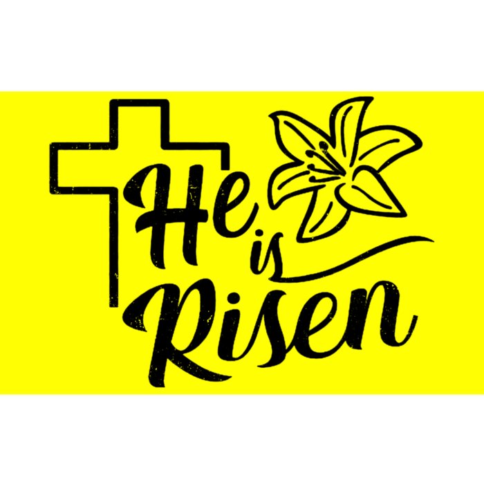 He Is Risen Easter Jesus Cross Bumper Sticker