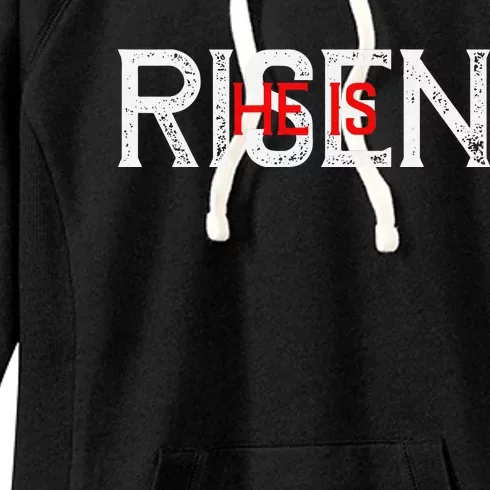 He Is Risen, Easter, Jesus Love Faith Women's Fleece Hoodie