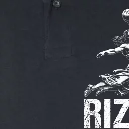 He Is Rizzin Funny Jesus Playing Basketball Meme Softstyle Adult Sport Polo