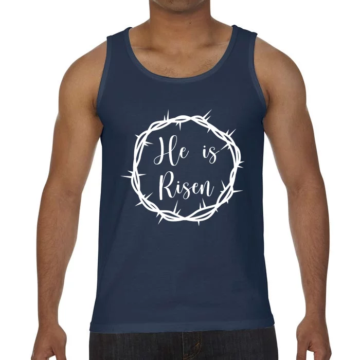 He Is Risen Easter Christ Comfort Colors® Tank Top