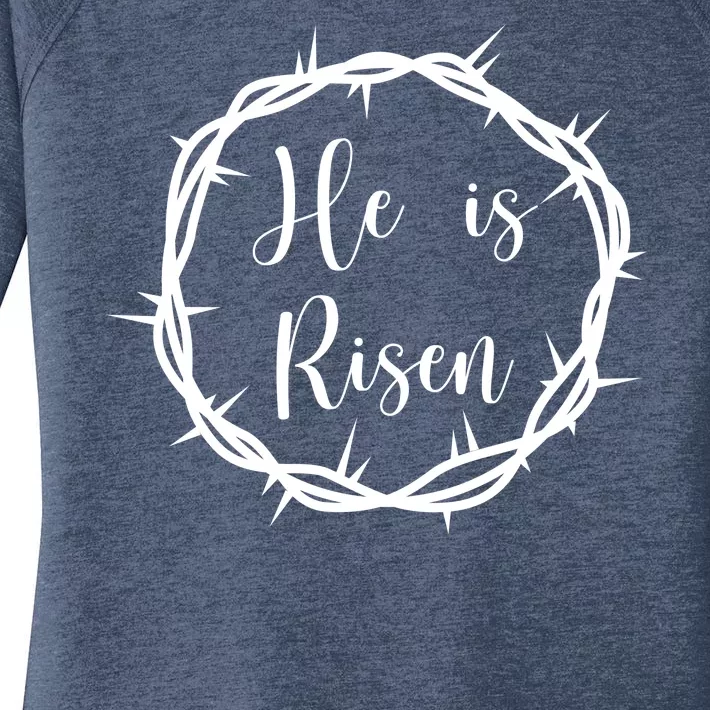 He Is Risen Easter Christ Women's Perfect Tri Tunic Long Sleeve Shirt