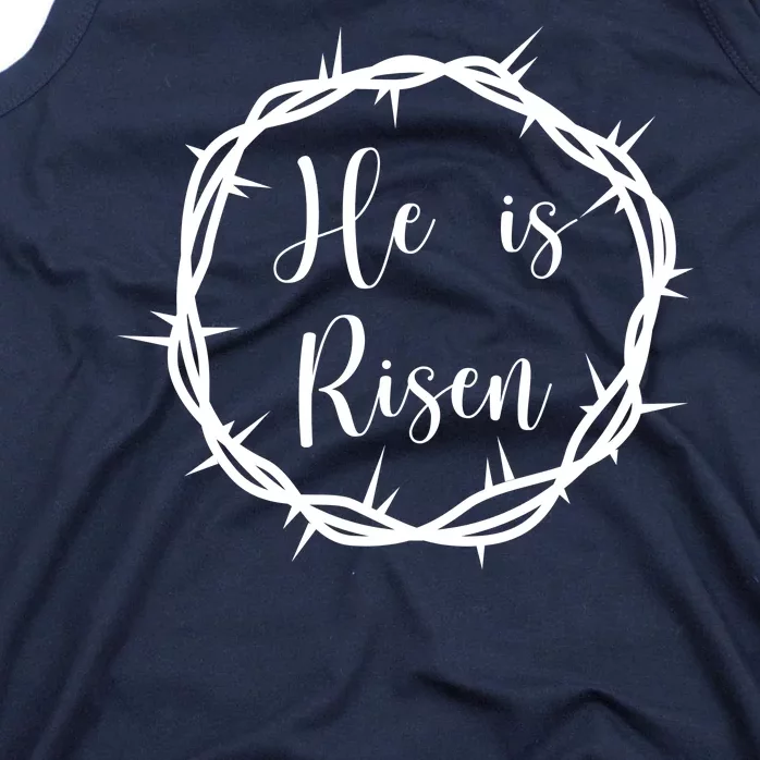 He Is Risen Easter Christ Tank Top