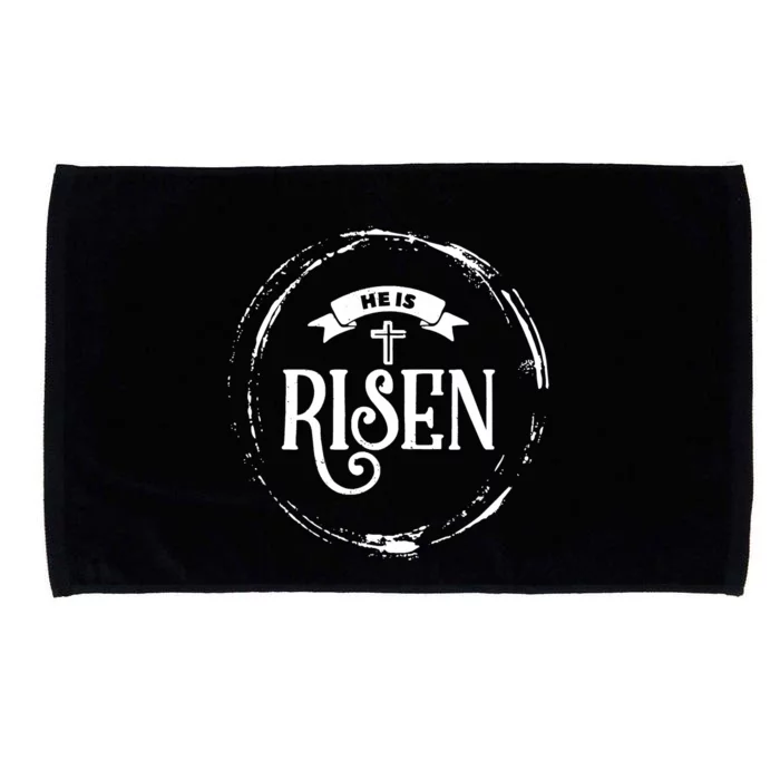 He Is Risen Religious Easter Jesus Christian Microfiber Hand Towel