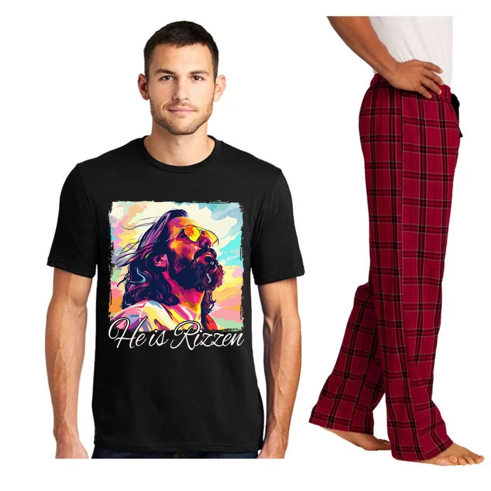 He Is Rizzen Jesus Pajama Set