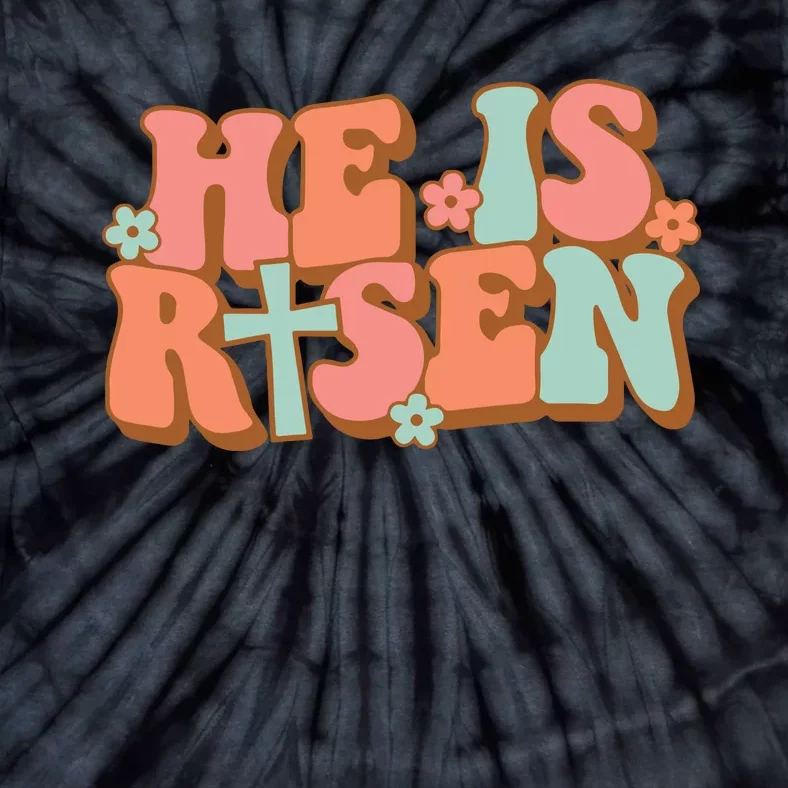 He Is Risen Easter Christian Tie-Dye T-Shirt