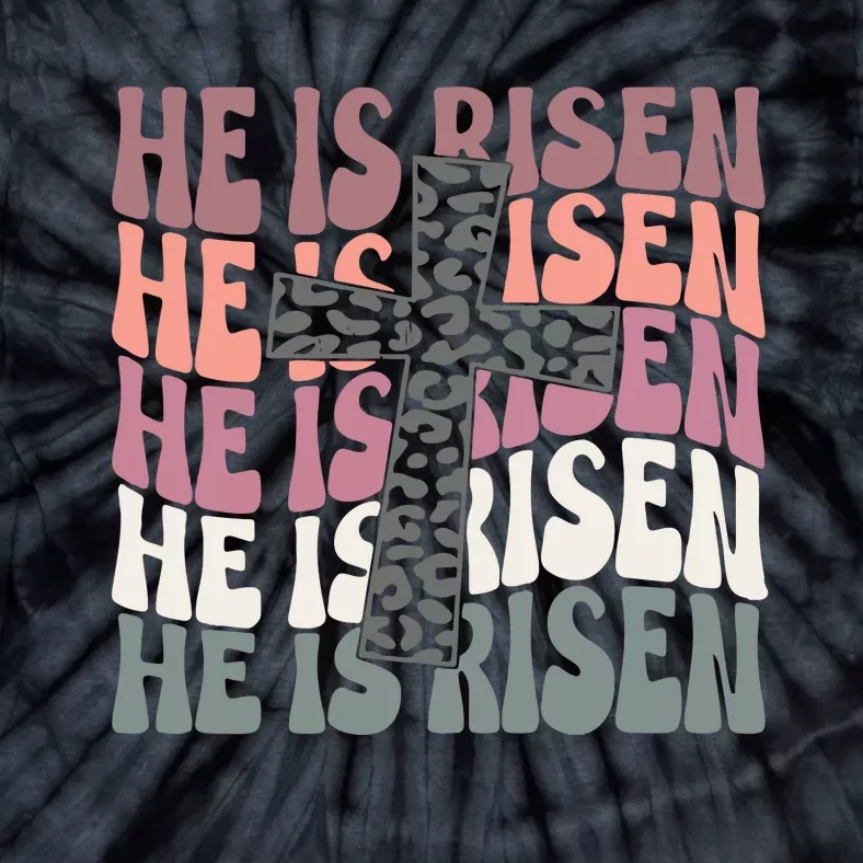 He Is Risen Easter Christian Tie-Dye T-Shirt