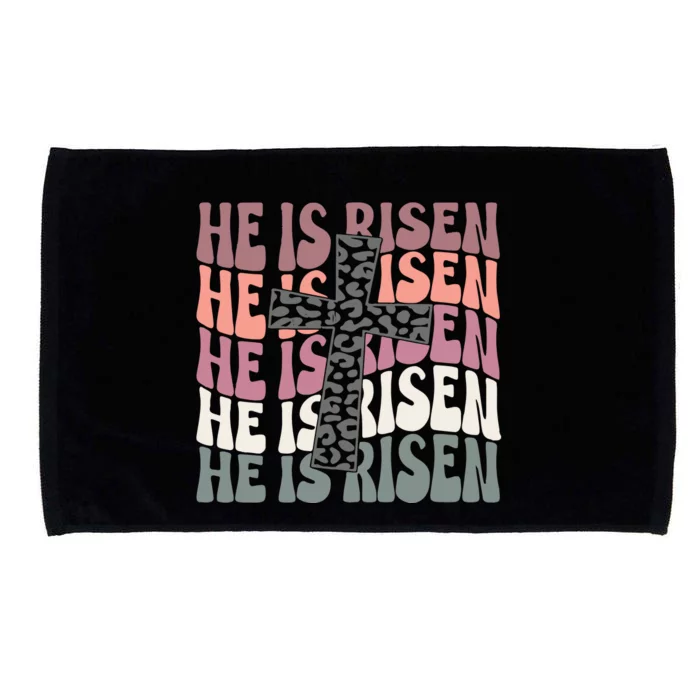 He Is Risen Easter Christian Microfiber Hand Towel