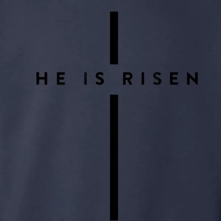 He Is Risen Cross Jesus Easter Day Christians Toddler Hoodie