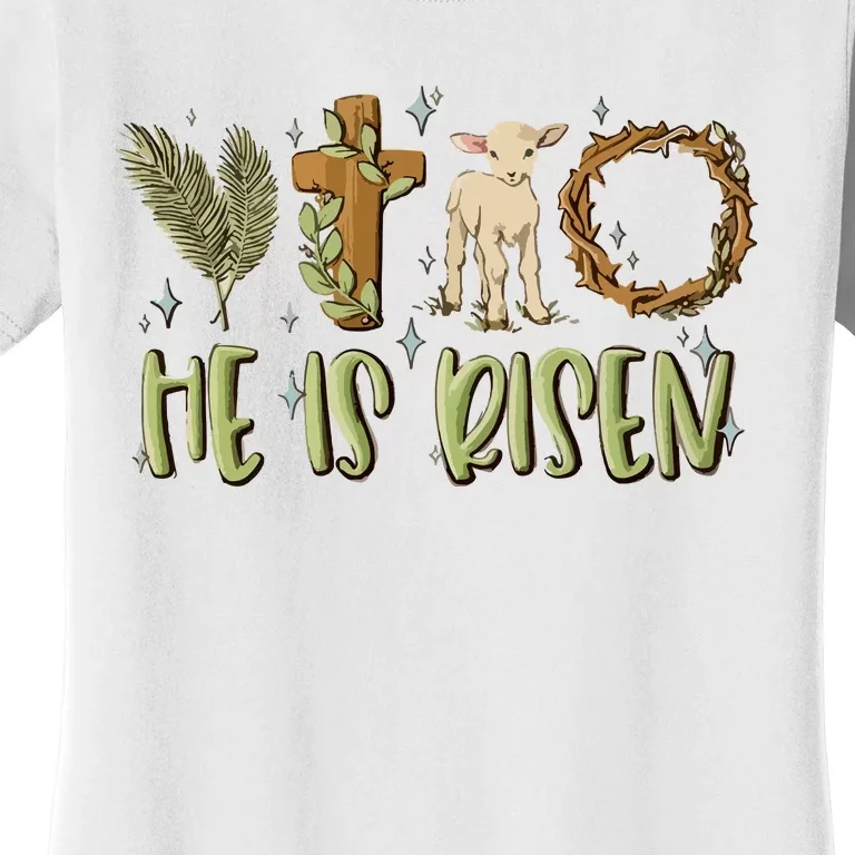 He Is Risen Christian Women's T-Shirt